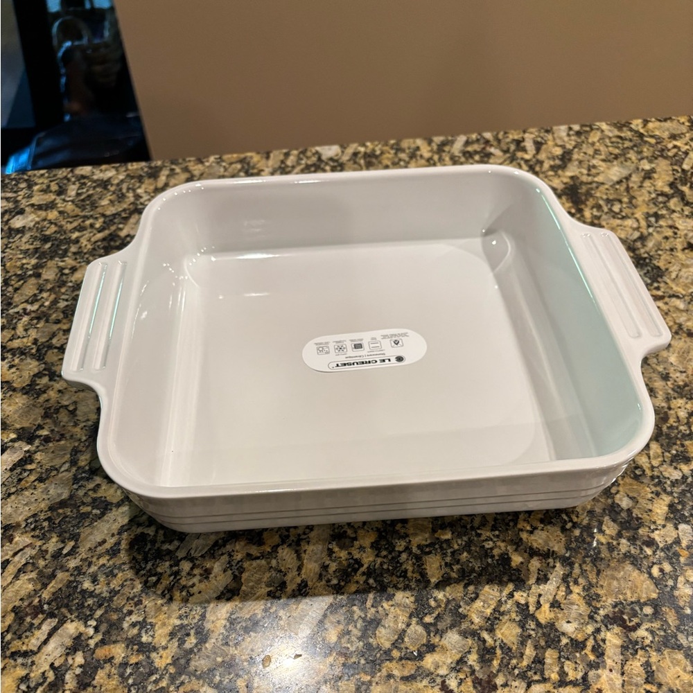 NWT Le Creuset White Square Baking Dish